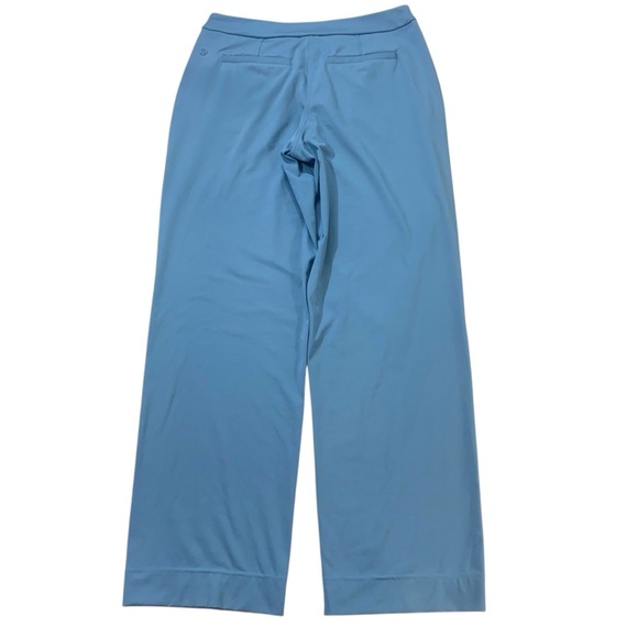 Lululemon Wide Leg Blue Drawstring Pants Women’s Lounge Stretch Casual - Picture 6 of 11